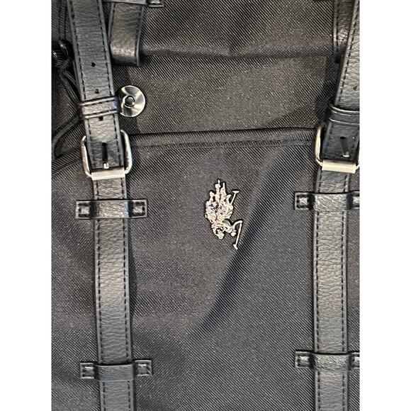 US Polo Assc Top Loading Backpack Black - Picture 3 of 5